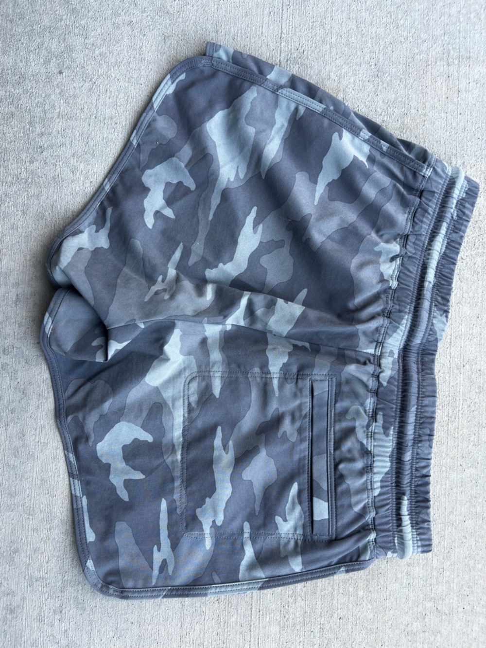 Athleta Girls' Gray Camouflage Active Shorts